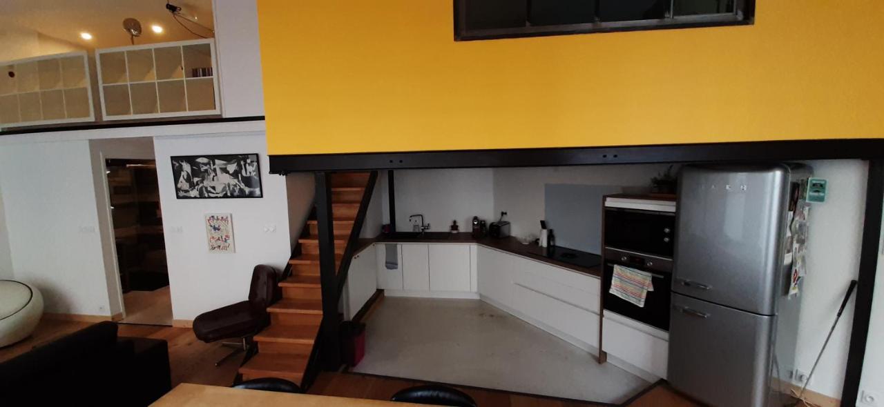 Duplex Industriel Au Coeur De Lyon Apartment Bagian luar foto